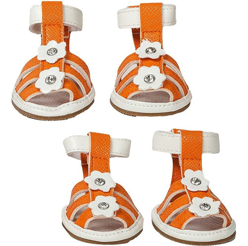Hebillas De Apoyo Pvc Impermeable Mascota Sandalias Zapatos