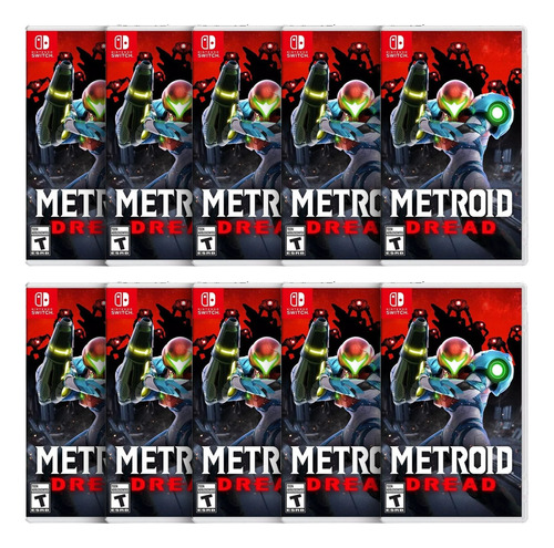 Combo Com 10 Metroid Dread Switch Midia Fisica