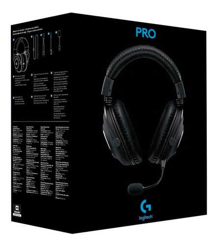 Audífonos Gamer Logitech G Pro 7.1 Micrófono Profecional 