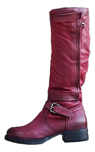 Botas U Para Mujer, A La Moda, Talla Grande, Tubo Largo, Tac