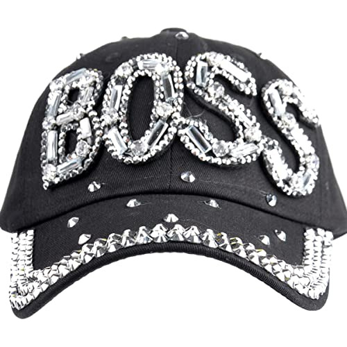 Elonmo Bling Gorra Para Mujer, Gorra De Béisbol Con Diamante