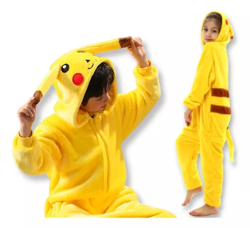 Pijama Pikachu Adulto Com Capuz 100% Algodão A Pronta Entrega, Magalu  Empresas