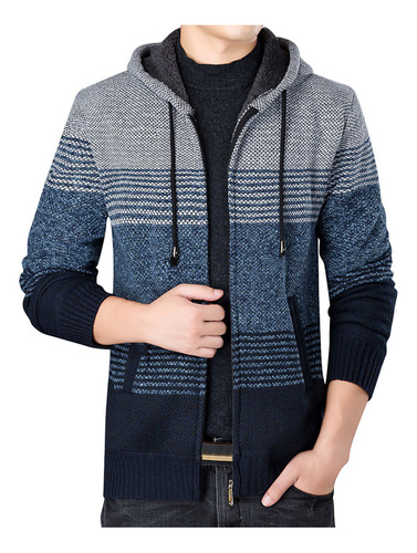 Suéter Polar V Para Hombre, Tejido De Punto, Para Invierno T