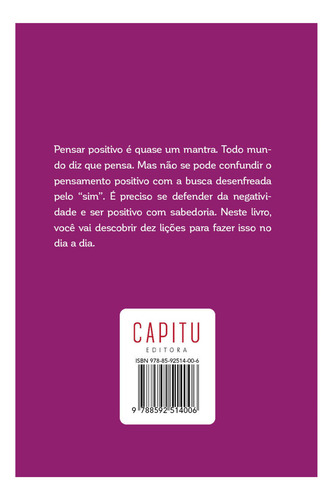 Faça acontecer: 10 lições estratégicas para pensar positivo com sabedoria, de Giotti, Berta. Editorial Capitu Editora, capa mole em português, 2016