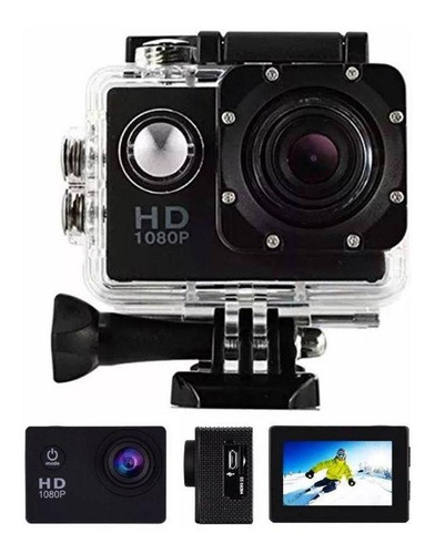 Câmera Filmadora Sports Full Hd 1080p Aprov D'agua