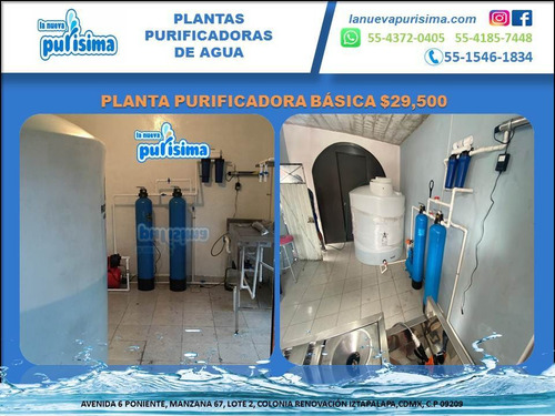 Imagen 1 de 10 de Planta Purificadora De Agua $29,500.00 Sin Anticipos