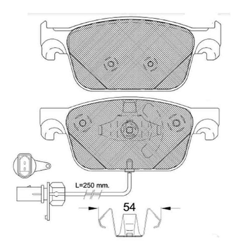 Pastilla De Freno Audi S5 Ii 1.8 - 2.0 - 3.2 Tfsi - Sportbac