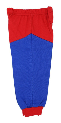 Imagen 8 de 9 de Pijama Superman Bebé Niño 3 Pzs Sudadera Pants Capa Disfraz