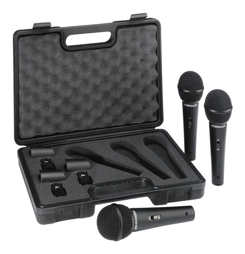 Set De 3 Microfonos Dinamicos Behringer Xm1800s Prm Prm