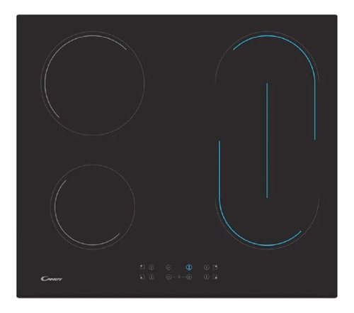 Anafe Eléctrico Candy Vitroceramico Ch64bvt 4 Zonas