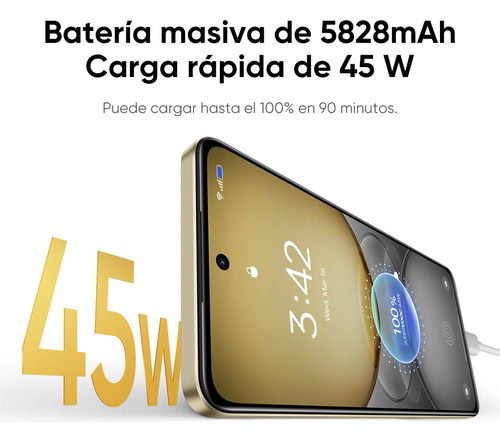 Realme C75 Dual Sim 256gb Rom Negro 8gb Ram Ip69 Impermeable Mediatek Helio G92 Max Pantalla Fhd De 90hz