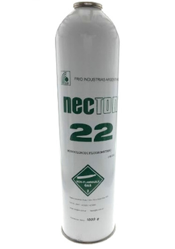 Lata Gas Refrigerante R22 Necton 1 Kg