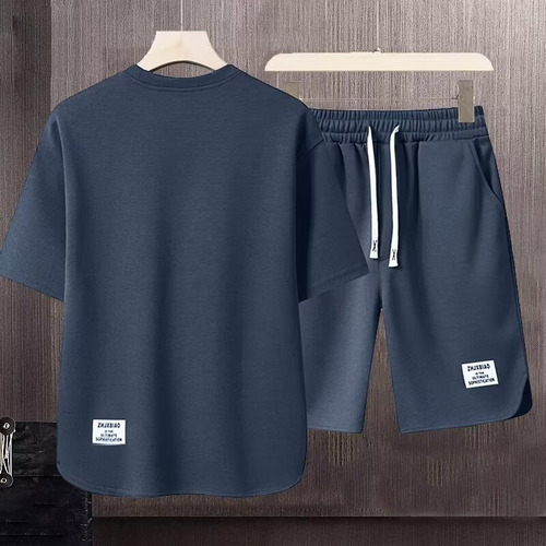 Conjunto De Camiseta Y Pantalones Cortos Modernos De Verano