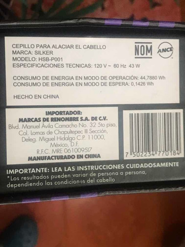 Cepillo Alaciador Silker Original