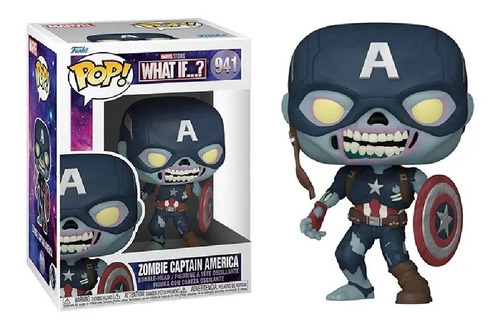 Funko Zomb Capitao Amer 57375 Cor Unica Uni - Funko Pop 2616