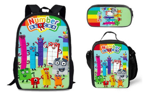 Numberblocks Mochila De Estudiante Impresa Mejor Vendido .p