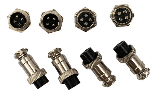 Accesorios Piezas De Conector De Enchufe De Aviación De 4 Pi