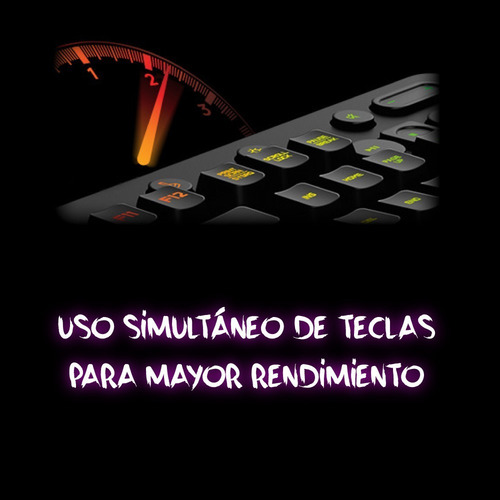 Imagen 3 de 7 de Teclado Logitech G213 Prodigy Gaming Esp Retroiluminación Pc