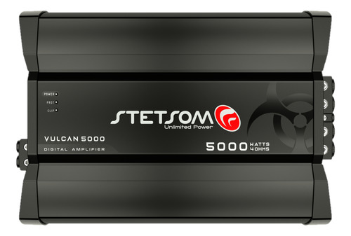 Módulo Amplificador Stetsom Vulcan 5000w Rms 4 Ohms Digital