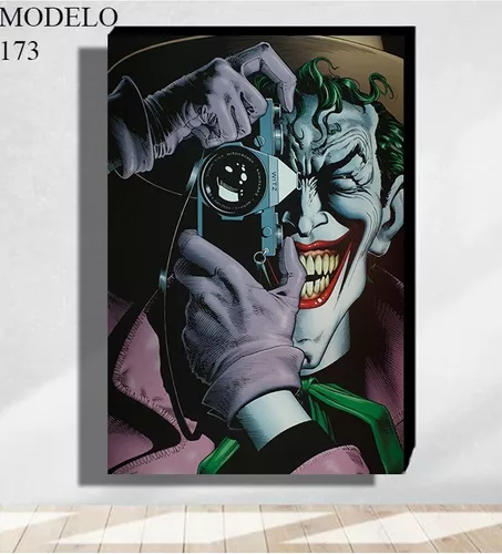 Cuadro Decorativo Dc Comics Joker Guasón Textura