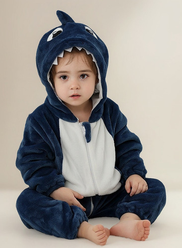Pijamas Animales Para Bebé Mameluco De Franela De Invierno