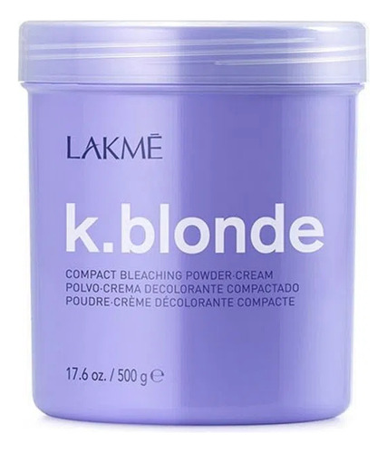  Decolorante Polvo-crema Compactado Lakme K.blonde Tono 8 Castaño