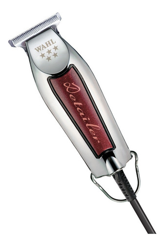 Recortadora Wahl Professional 5 Star Detailer 8081 bordó y plateada 220V