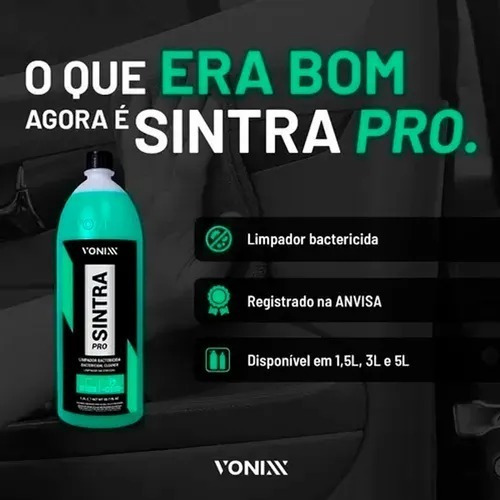 Imagem 2 de 2 de Limpador Limpeza Interna Automotiva Sintra Pro 1,5l Vonixx *