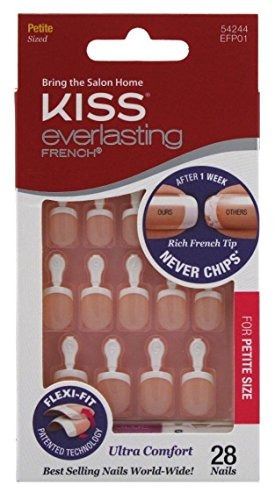 Productos De Besos Everlasting French Petite Nail Kit, Rosa