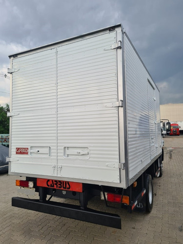 Imagem 4 de 7 de Mb 815 Accelo Ano 2012 4x2 Bau 4,50mts Vuc Unico Dono Ñ 1016