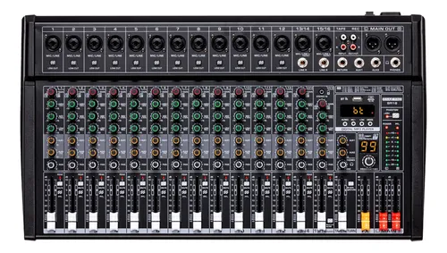 comprar Onax Pro SR16 Consola Analógica Mixer 16 Canales Usb Bt Fx 220V