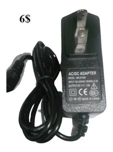 Imagen 1 de 4 de Adaptador Cargador 5v 1a Router Modem 3.5x1.5mm
