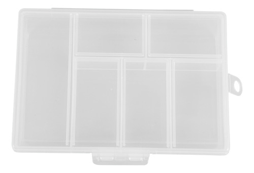 Caja De Almacenamiento De Abalorios De Plástico Transparente