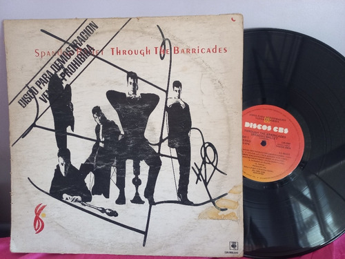 Spandau Ballet - Through The Barricades - Lp Vinilo- Promo