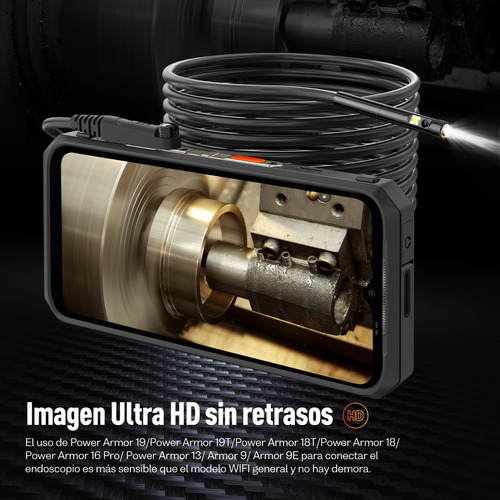 Endoscopio Ulefone Ip67 Impermeable 3 En 1 Conector Usmart