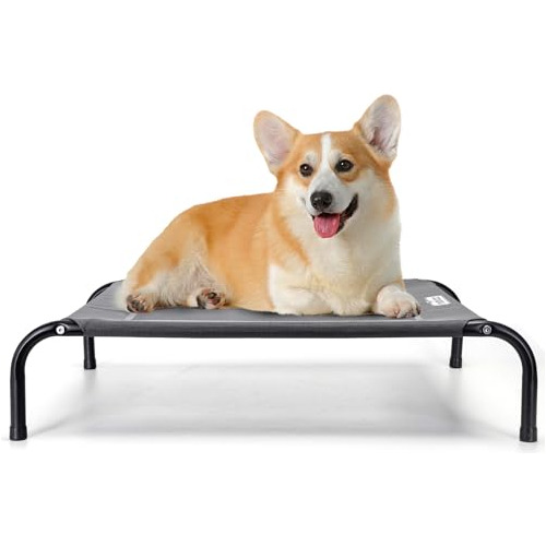 Nobleza Raised Dog Bed For Medium Dogs, Outdoor Elevated Dog