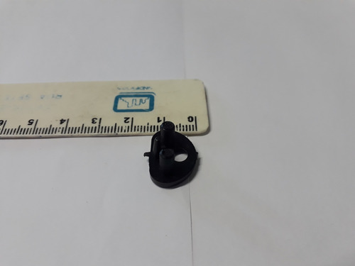 Tampa De União Porta Sanfonada Pvc (kit Com 10 Peças) Preta