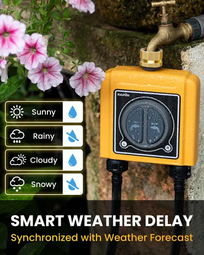 Temporizador De Riego Rainpoint Wifi 2 Zonas Control Voz