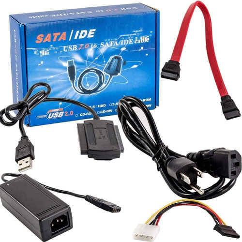 Convertidor Sata Ide A Usb Para Disco Duro 2.5 Y 3.5