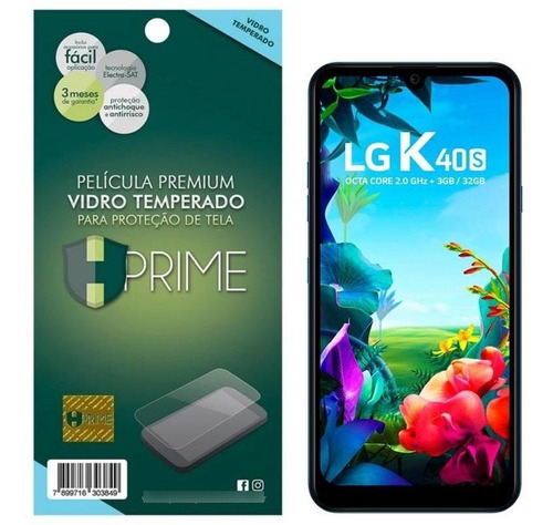 Película Hprime | LG K40s | Vidro Temperado Transparente