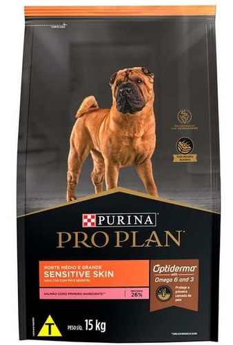 Ração Proplan Adult Cães Sensitive Raça Md E Gr 15kg