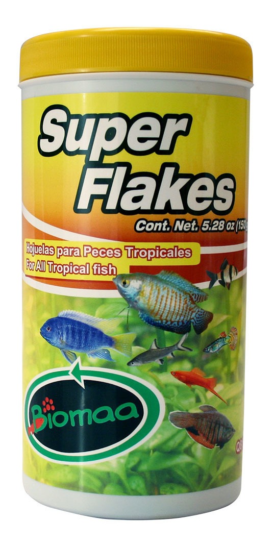 Alimento Para Peces Biomaa Super Flakes 150g.