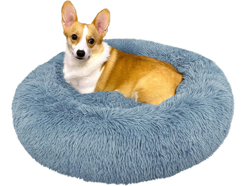 Petami Cama Mediana Calmante Para Perros Cachorros, Cama Red