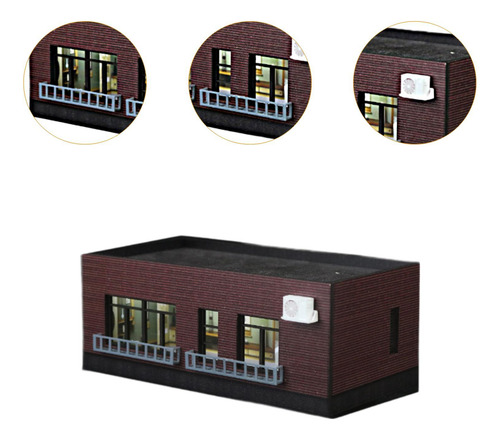 Diorama De Construcción De Casa Modelo A Escala Ho 1/64, B