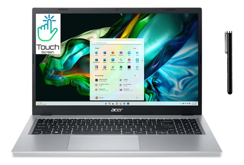 Acer Aspire 3 Touch Slim Laptop En Plateado Ryzen 5 4-core .
