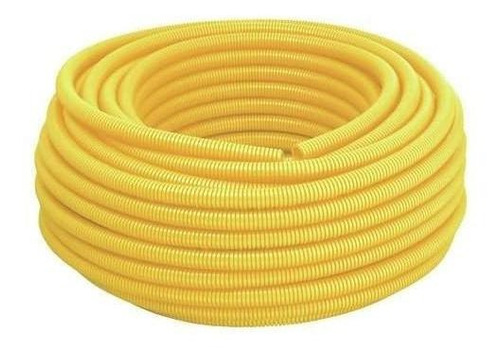 Conduite Corrugado Flex 3/4  7 Metros 25mm Amarelo Tigre