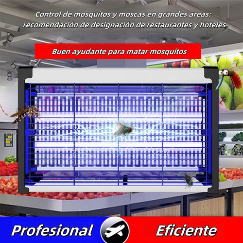 Auskang Lámpara Mata Mosquitos Eléctrico, Repelente de Mosquitos Electrico Potente 20W, Lampara Antimosquitos, Lamp Bug Zapper para Interior y Exterior Jardín Dormitorio Cocina