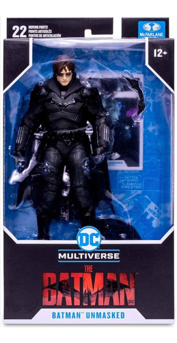 The Batman (movie) Unmasked, Figura Dc Multiverse, Mcfarlane