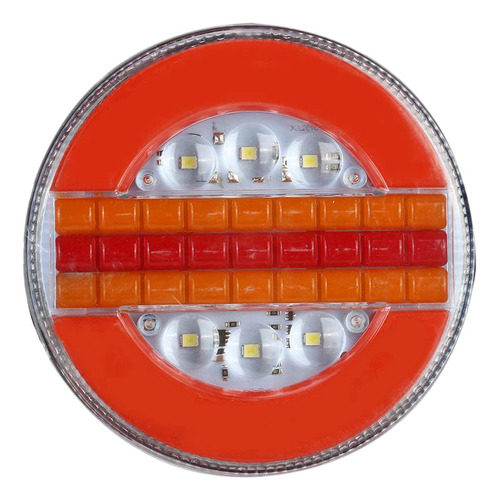 Luces Traseras Redondas Para Hamburguesas, 24 V Y 49 Led, Se