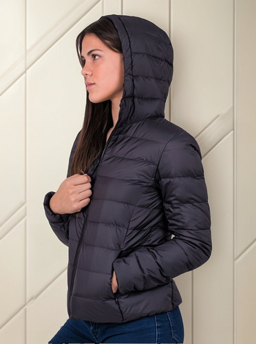 Camperas Uniqlo Ultra Light Down Mujer Con Capucha